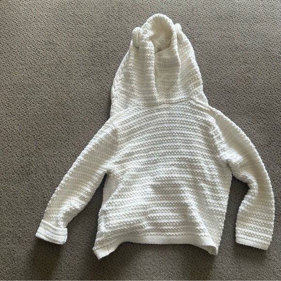 Cozy White Kids Hooded Cardigan with Ears RALPH LAUREN - Picture 5 of 5
